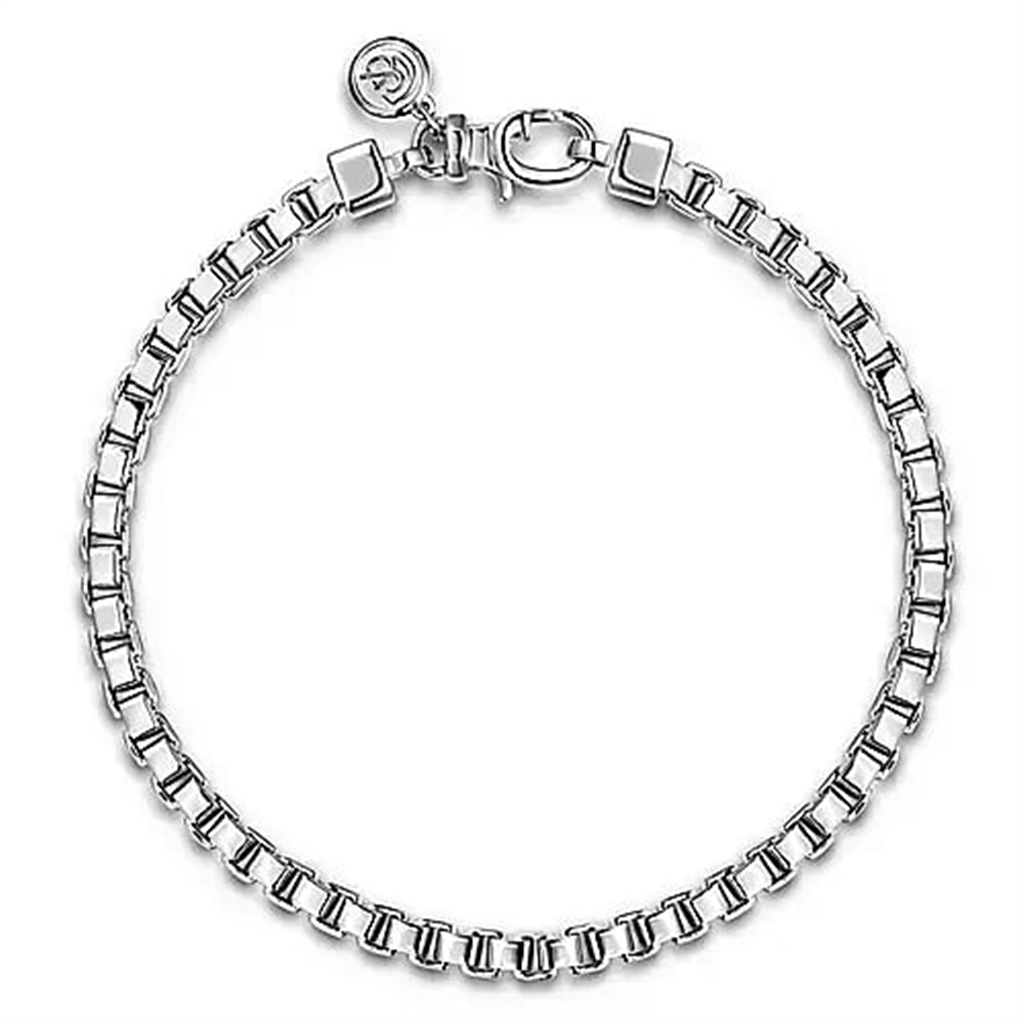 Sterling Silver "Gabiel & Co." Box Link Bracelet