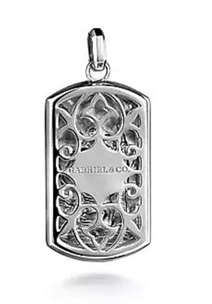 Men's Sterling Silver "Gabriel & Co" Saint Christopher Pendant