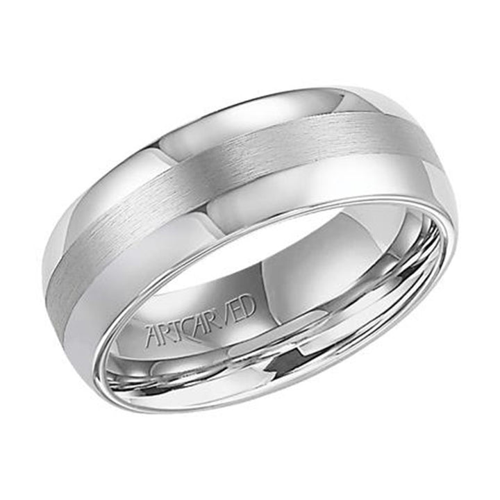 Tungsten 8MM Band Wedding Ring