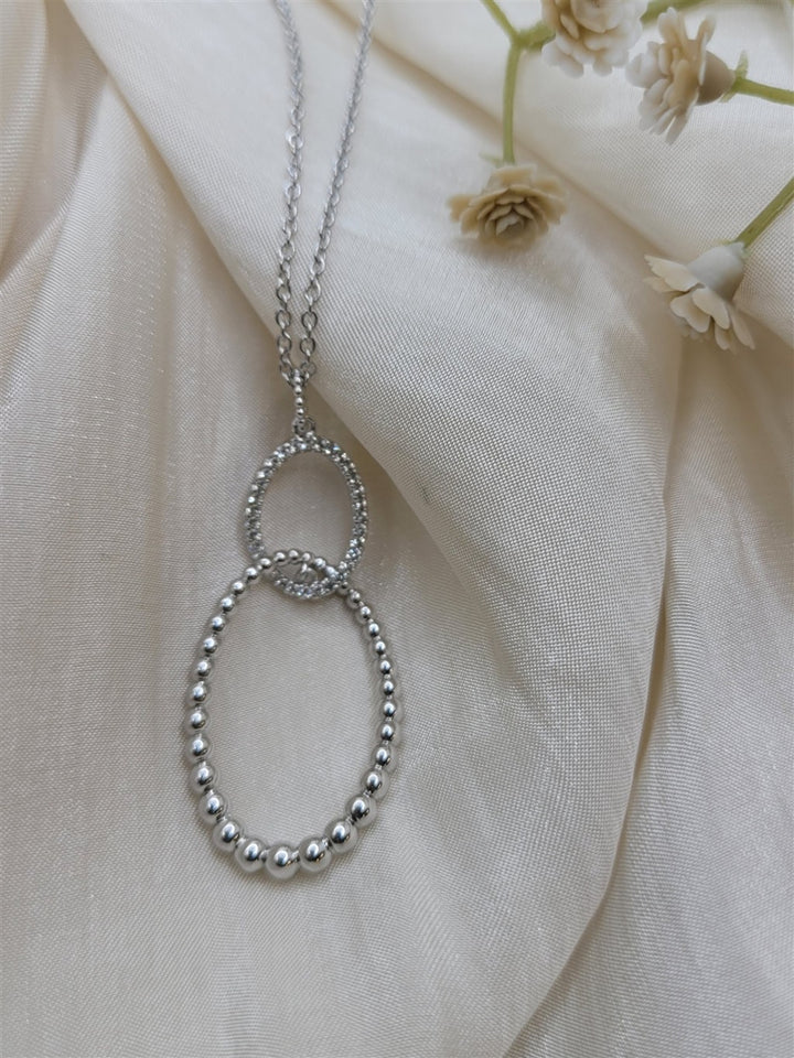 Sterling Silver "Gabriel & Co." Bujukan Silver Necklace