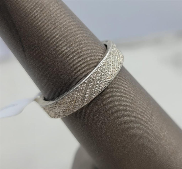 Nina Nguyen Sterling Silver Florentine Band