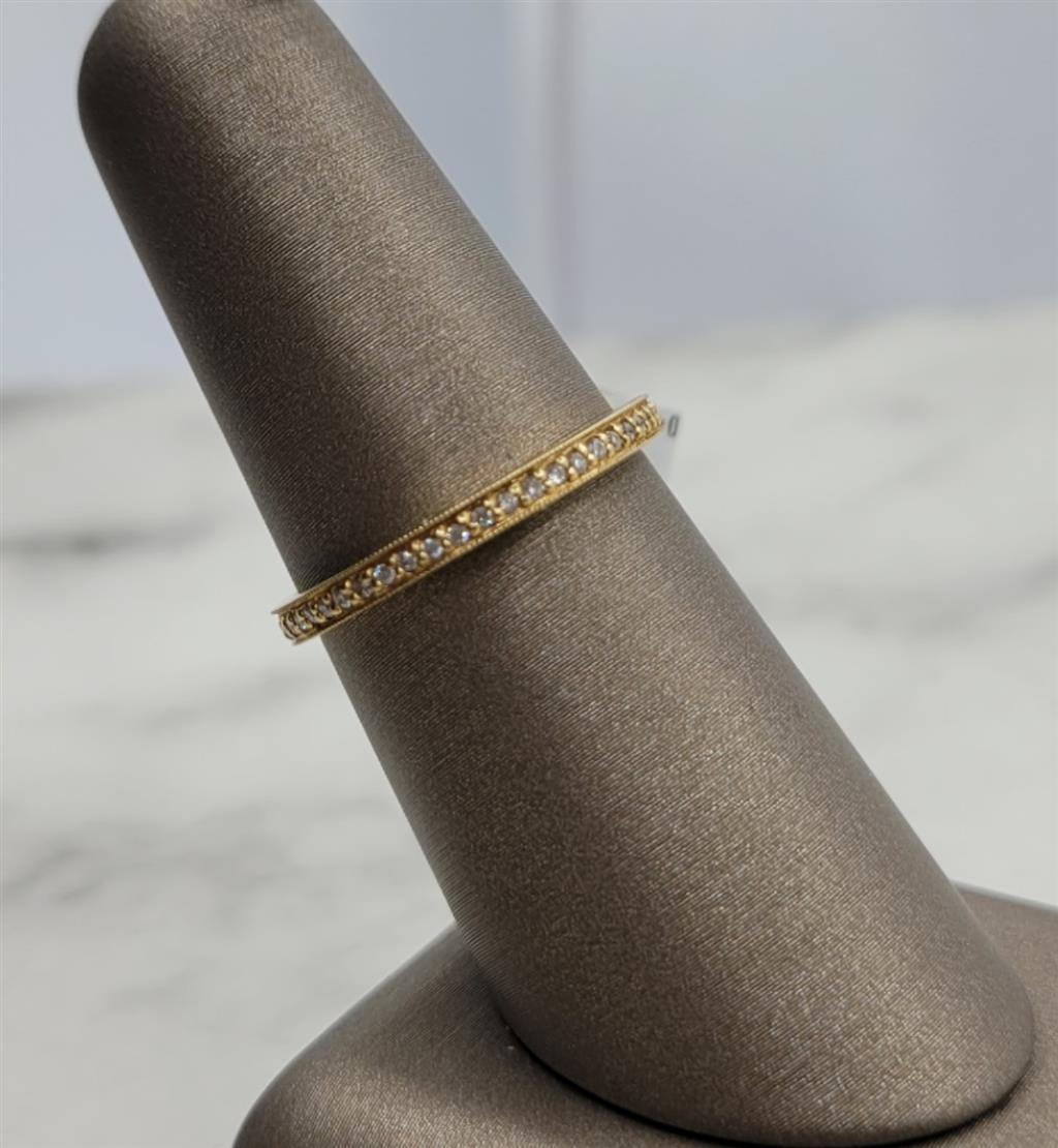 18K Yellow Gold Eternity Almor Designs Diamond Fashion Band