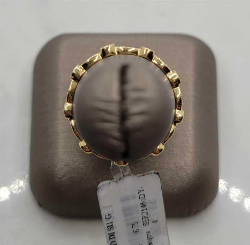 18K Yellow Gold Stackable Almor Designs Diamond Fashion Ring