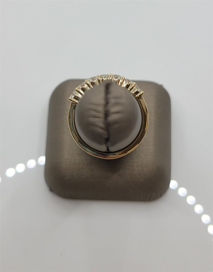14K Yellow Gold .80 Twt Diamond Wedding Band