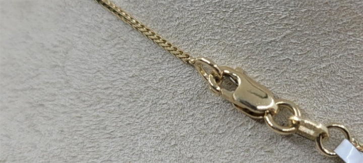 14K Yellow Gold 0.37 Ctw Round Cut Diamond Solitaire Necklace