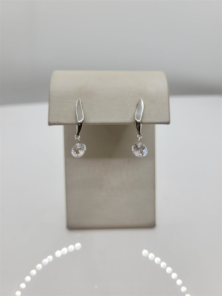 Sterling Silver Swarovski Crystal Dangle Earrings